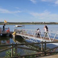 Embarcadero accesible en el lago Alqueva