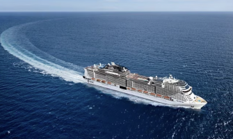 Un crucero surcando los mares