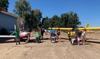 Avioneta accesible en Badajoz.